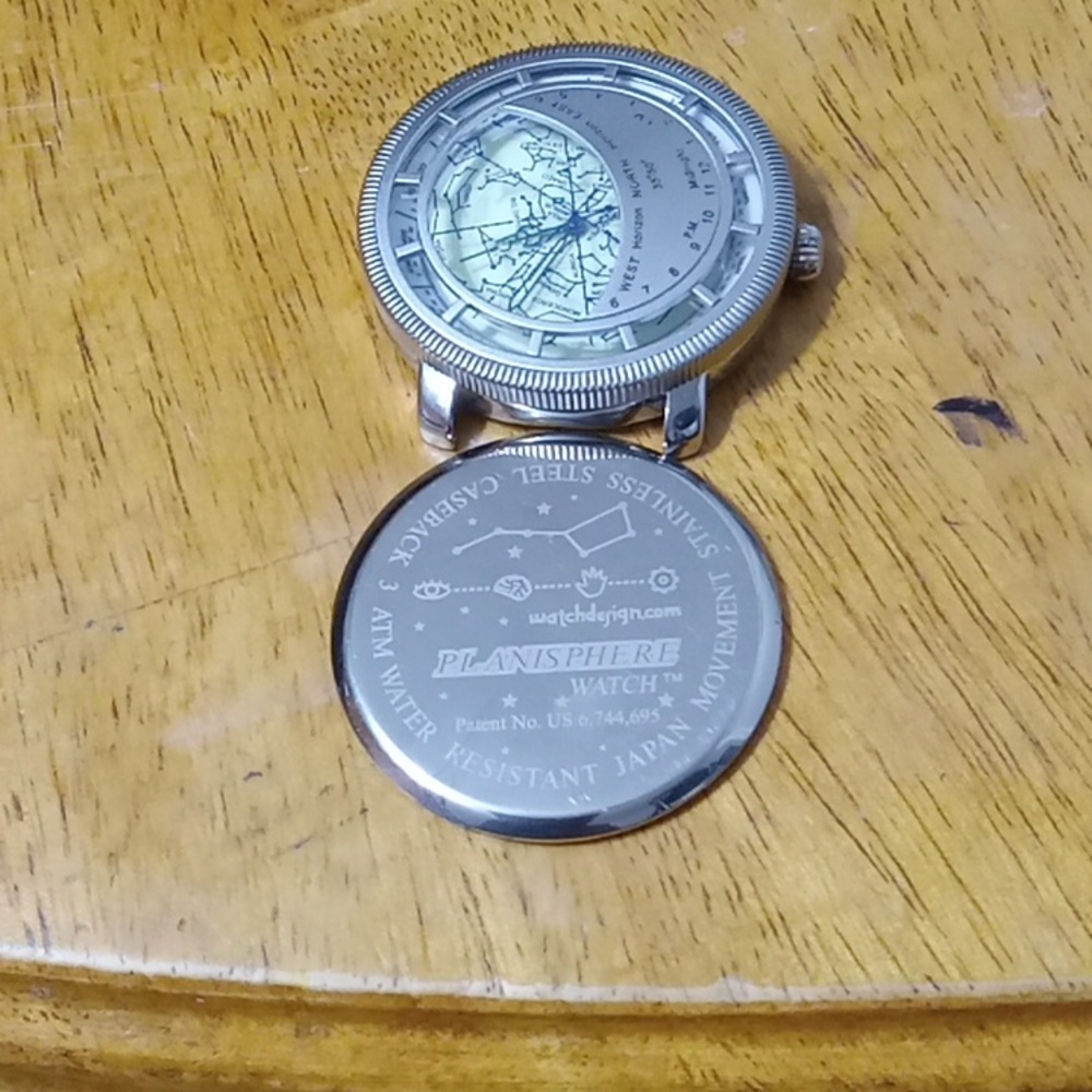 Planiphere Watch Case With Map Design - image 2